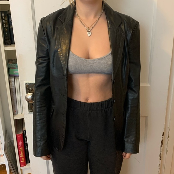 RUDSAK vintage leather blazer - Picture 8 of 13